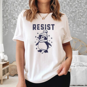 Adorable Penguin Resist Against Tariffs T-shirt