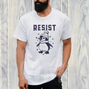 Adorable Penguin Resist Against Tariffs T-shirt