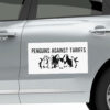 Anti Trump, FDT,Penguins Against Tariffs Sticker