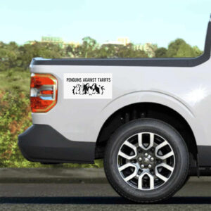 Anti Trump, FDT,Penguins Against Tariffs Sticker