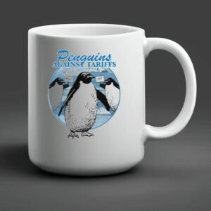 FDT, Penguins Against Tariffs Print Mug