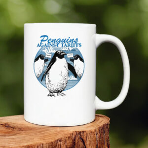 FDT, Penguins Against Tariffs Print Mug