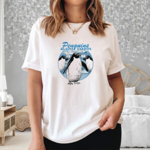 FDT, Penguins Against Tariffs Print T Shirt