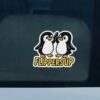 Flippers Up Penguin Sticker