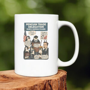 Funny Heard Island Penguins Against Tariffs Mug