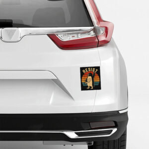 Funny Penguin Resist Penguins Protest Against Tariffs Sticker