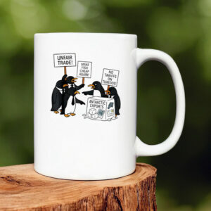Heard Island Penguins Against Tariffs Mug