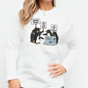 Heard Island Penguins Against Tariffs T-Shirt