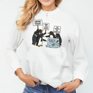 Heard Island Penguins Against Tariffs T-Shirt