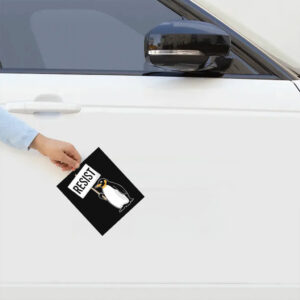 Official Penguins Against Tariff Gift Funny Penguin No Tariffs Resist Sticker