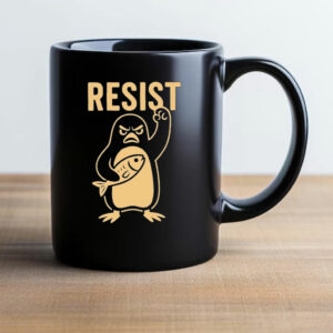 Official Penguins Resist Mug, Penguins Against Tariffs Mug