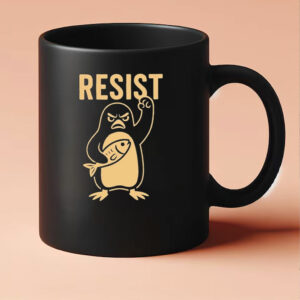 Official Penguins Resist Mug, Penguins Against Tariffs Mug