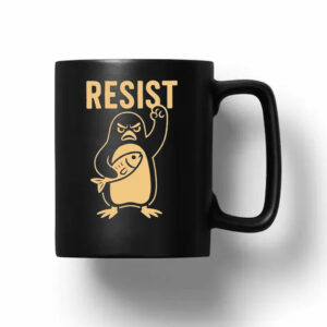 Official Penguins Resist Mug, Penguins Against Tariffs Mug