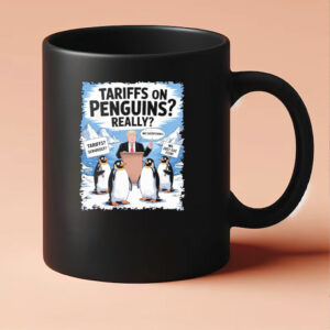 Official Tariffs on Penguins Heard Island Funny Penguin Tariffs Mug
