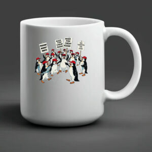 Penguin Resist Tariffs Mug