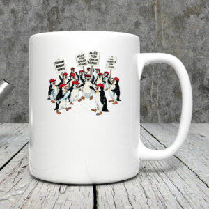 Penguin Resist Tariffs Mug