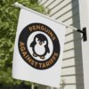 Penguins Against Tariffs 2025 Flag