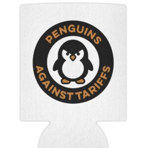 Penguins Against Tariffs Can Cooler