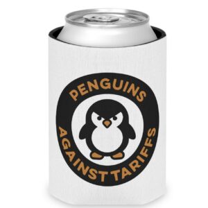Penguins Against Tariffs Can Cooler