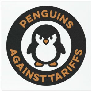 Penguins Against Tariffs Car Magnets