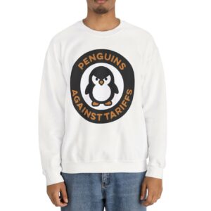 Penguins Against Tariffs Crewneck Sweatshirt