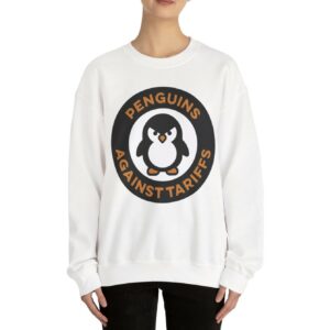 Penguins Against Tariffs Crewneck Sweatshirt