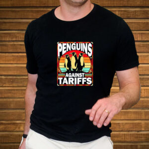 Penguins Against Tariffs Funny Penguins Anti Tariffs shirt