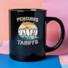 Penguins Against Tariffs Funny Political Vintage Retro Mug