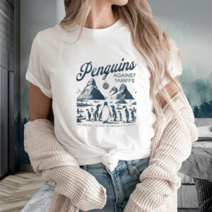 Penguins Against Tariffs, Funny Trump Tariffs Shirt