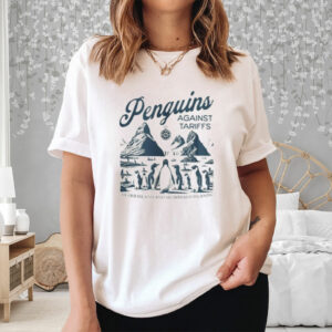 Penguins Against Tariffs, Funny Trump Tariffs Shirt