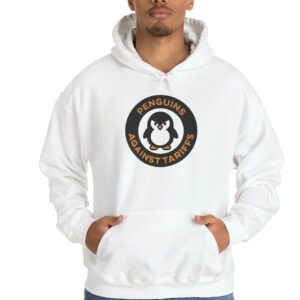 Penguins Against Tariffs Hoodie