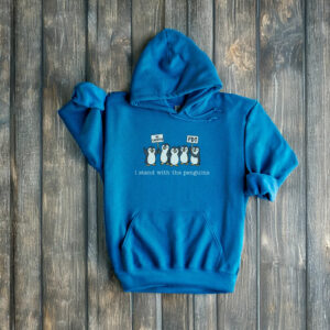 Penguins Against Tariffs Hoodie