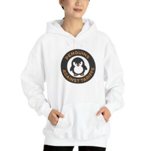 Penguins Against Tariffs Hoodie