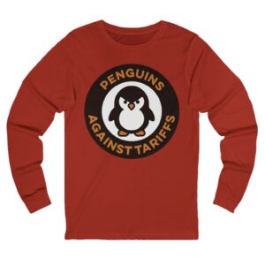 Penguins Against Tariffs Long Sleeve T-Shirt
