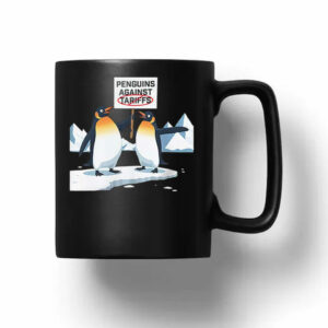 Penguins Against Tariffs Print 2025 Mug