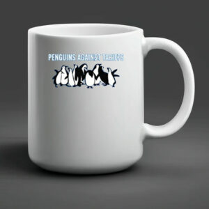 Penguins Against Tariffs Resist 2025 Mug