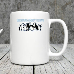 Penguins Against Tariffs Resist 2025 Mug