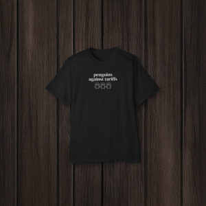 Penguins Against Tariffs Shirt, Flippers Up Penguin T-Shirt