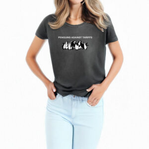 Penguins Against Tariffs Shirt, Funny Political Shirt