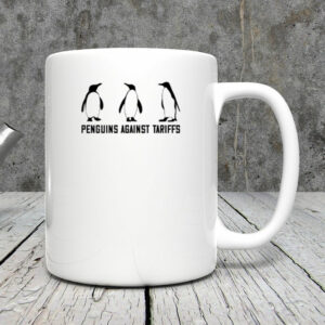 Penguins Against Tariffs Subtle Fdt T Shirt Anti Trump Mug