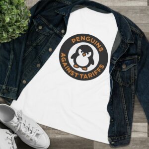 Penguins Against Tariffs Women's T-Shirt
