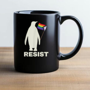 Penguins Protest Against Tariffs Pride Mug