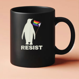 Penguins Protest Against Tariffs Pride Mug