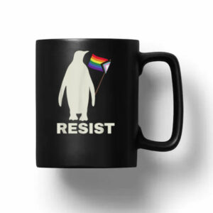 Penguins Protest Against Tariffs Pride Mug