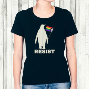 Penguins Protest Against Tariffs Pride T-Shirt