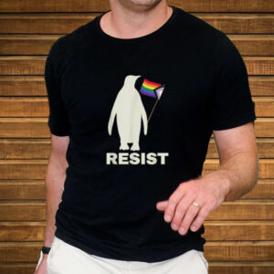Penguins Protest Against Tariffs Pride T-Shirt