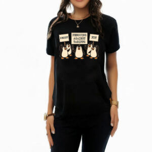 Penguins Resist Shirt, Penguins Against Tariffs Shirt