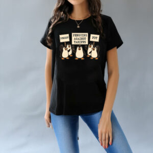 Penguins Resist Shirt, Penguins Against Tariffs Shirt