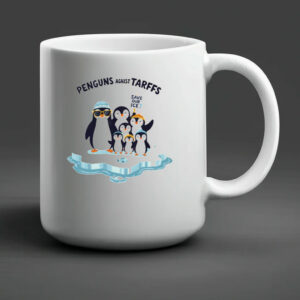 Penguins against tariffs save our ice Mug