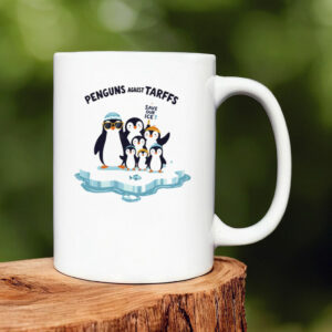 Penguins against tariffs save our ice Mug